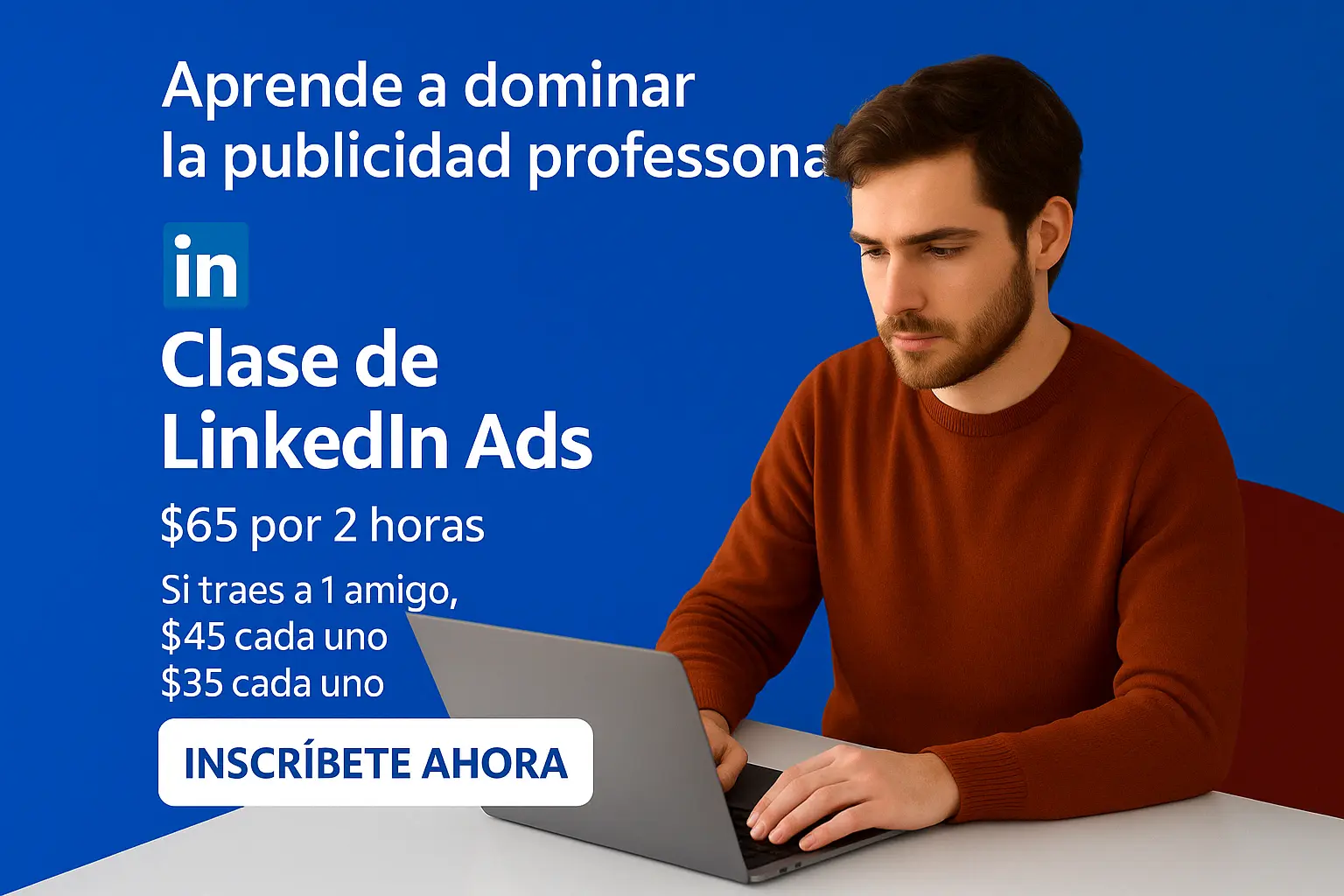 Linkedin Ads foto banner Linkedin Ads foto banner